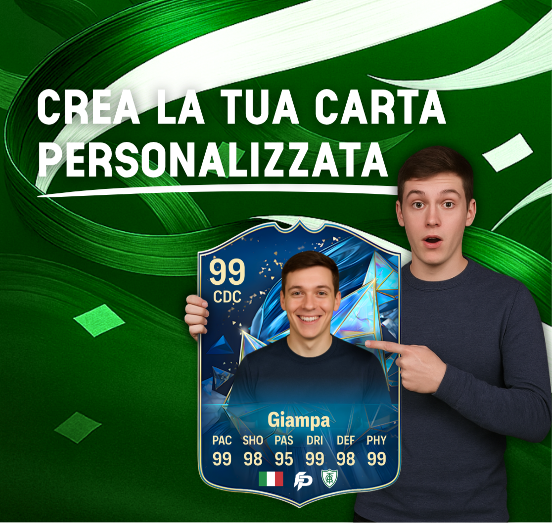 Crea la tua carta Personalizzata con FutPrint