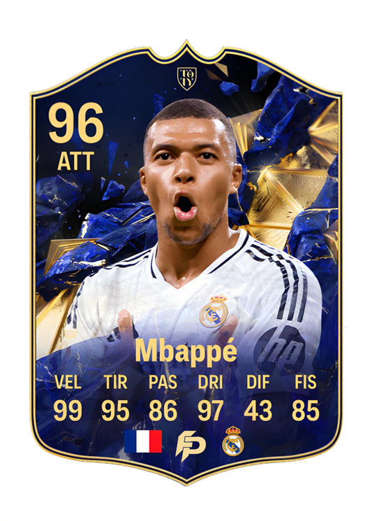 Futprint Carta FC25 TOTY MBAPPE
